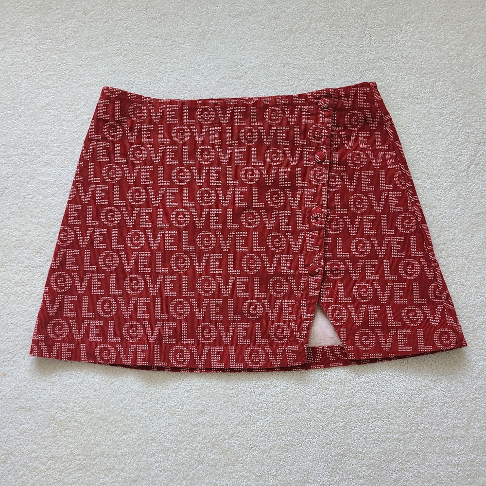 NWT Urban Outfitters Gianna Love Corduroy Mini Skirt Sz L - Picture 5 of 7